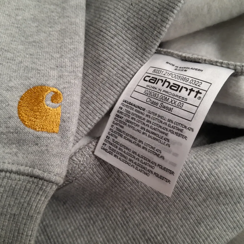 CARHARTT GREY CREW NECK JUMPER - XS