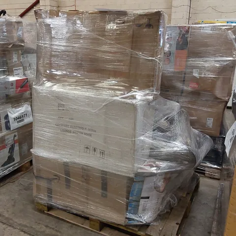 PALLET OF APPROXIMATELY UNPROCESSED RAW RETURN HOUSEHOLD AND ELECTRICAL GOODS TO INCLUDE;