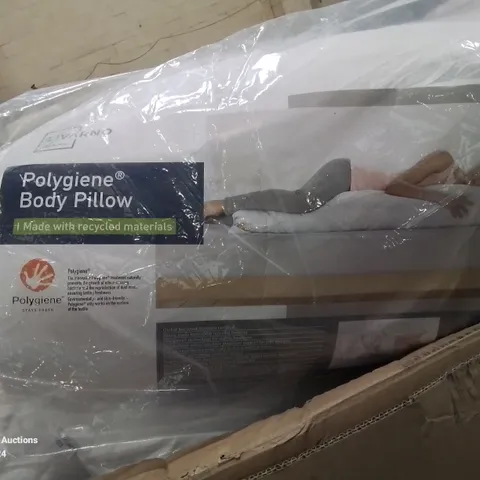 PALLET CONTAINING 2 LARGE BOXES OF POLYGIENE BODY PILLOWS