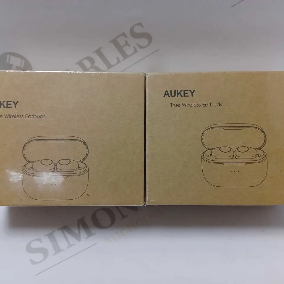 LOT OF 2 AUKEY TRUE WIRELESS EARBUDS EP-T31