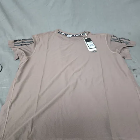 ADIDAS RUNNING T-SHIRT β TAUPE SIZE XL