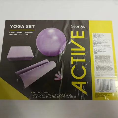 BOXED ACTIVE YOGA SET - PURPLE