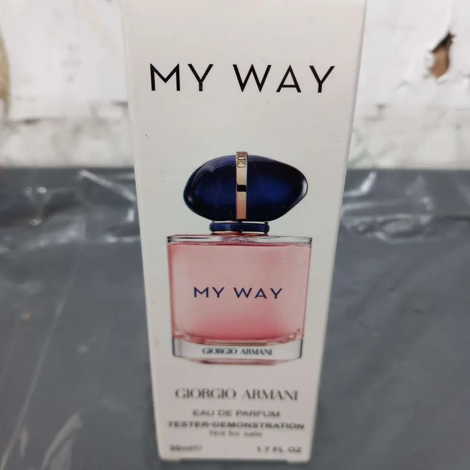 BOXED MY WAY GIORGIO ARMANI EAU DE PARFUM 50ML TESTER