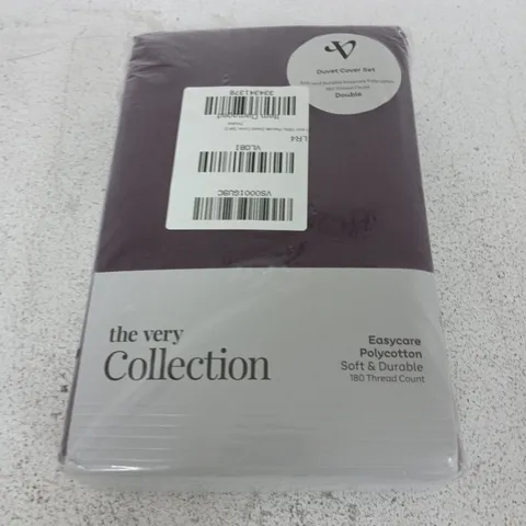 DUVET COVER SET – THE VERY COLLECTION, EASYCARE POLYCOTTON - DOUBLE 