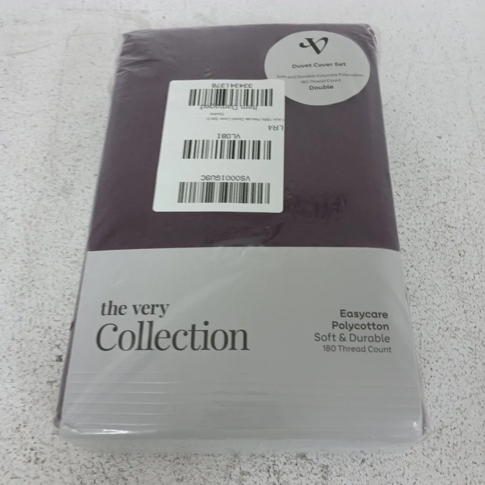 DUVET COVER SET – THE VERY COLLECTION, EASYCARE POLYCOTTON - DOUBLE