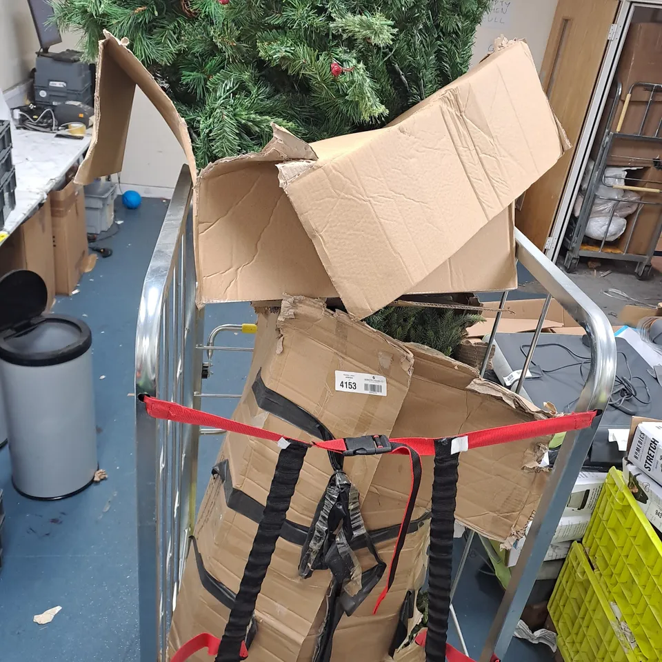 LOT OF 2 CHRISTMAS TREES TOO INCLUDE  8FT SHERWOOD TREE , SMALL CHRISTMAS TREE 