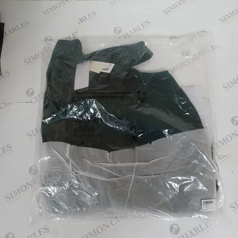 NOBODYS CHILD PIPER CORD PINNY IN WOVEN GREEN SIZE 10