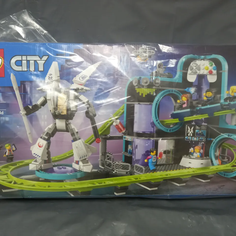 LEGO CITY ROBOT WORLD ROLLER-COASTER PARK TOY 60421 RRP £89.99