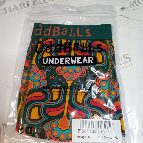 ODDBALLS VINTAGE BOXER SHORTS SIZE XL