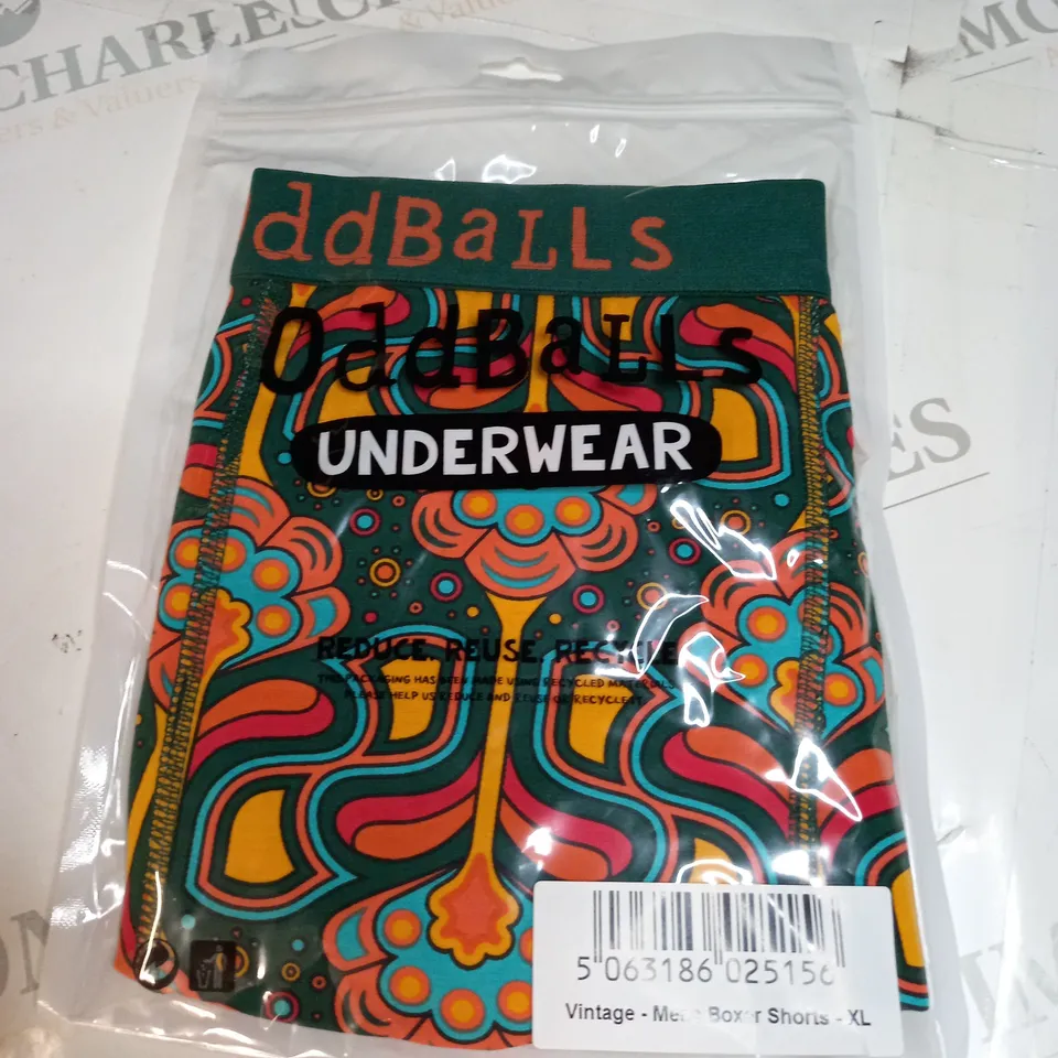 ODDBALLS VINTAGE BOXER SHORTS SIZE XL