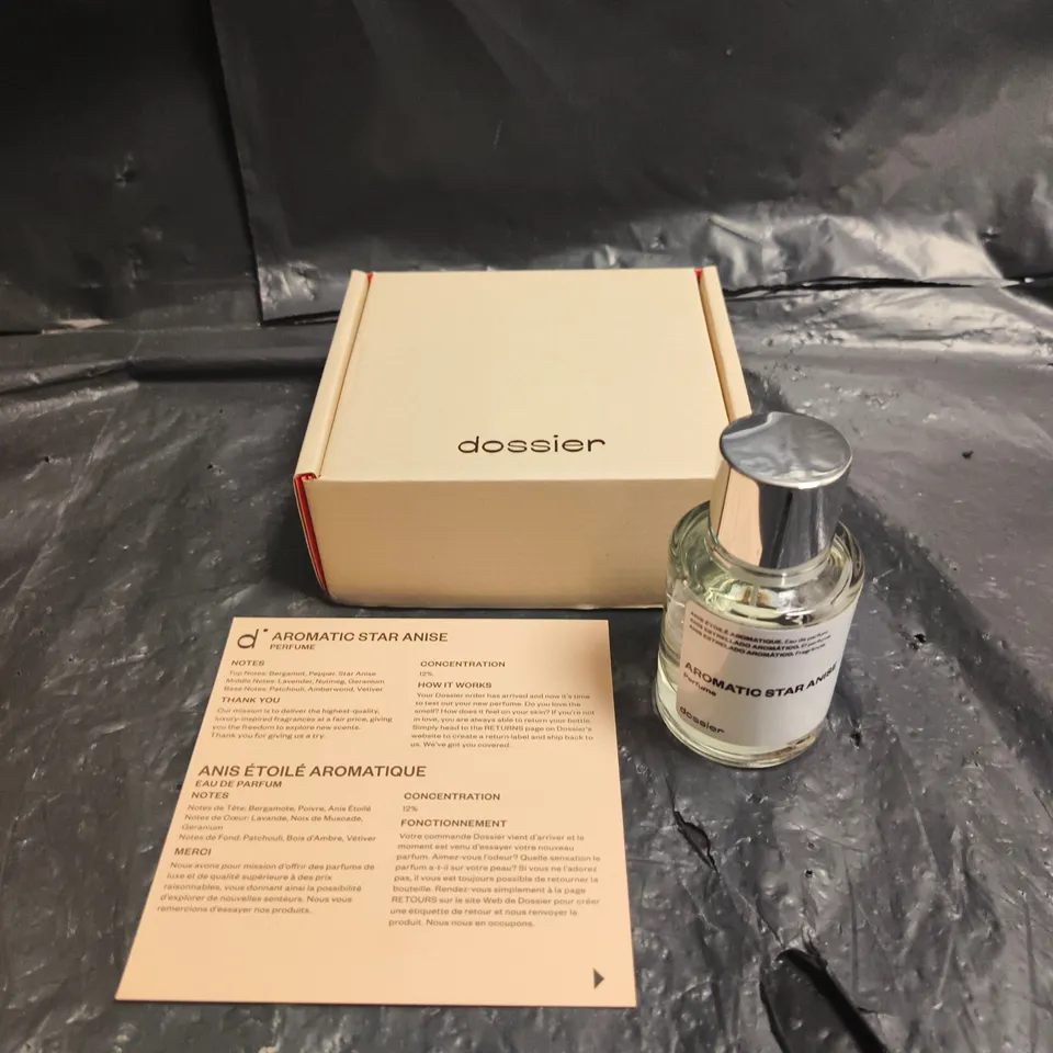 DOSSIER AROMATIC STAR ANISE EAU DE PARFUM 50ML – BOXED