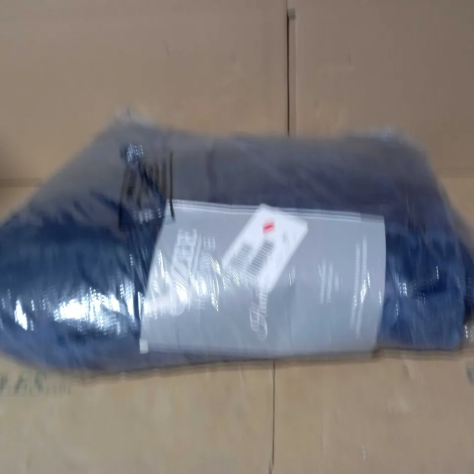 COZEE HOME HEATED PLUSH WEARABLE BLANKET IN NAVY