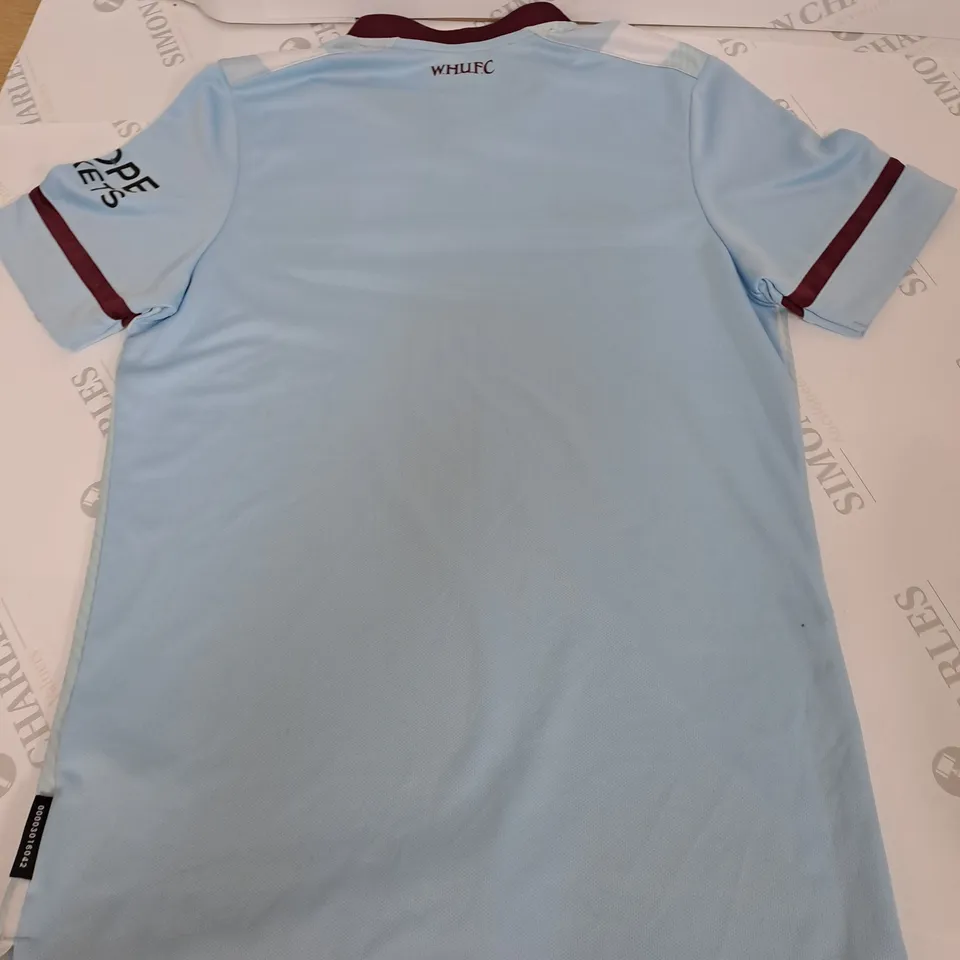 WEST HAM UNITED FC AWAY SHIRT SIZE S