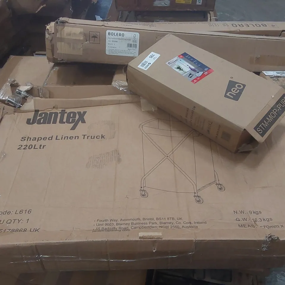 PALLET CONTAINING A LARGE QUANTITY OF ASSORTED FURNITURE PARTS ECT