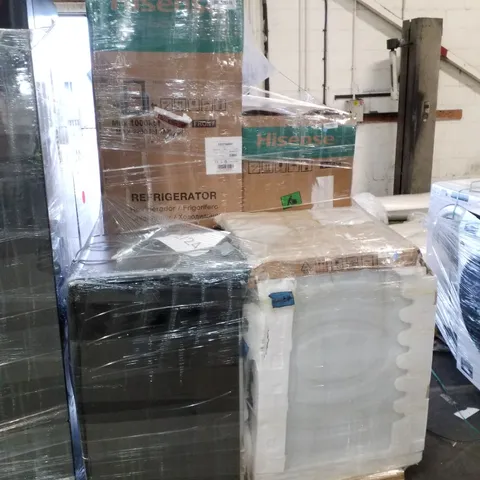 PALLET OF APPROXIMATELY 4 UNPROCESSED RAW RETURN WHITE GOODS TO INCLUDE