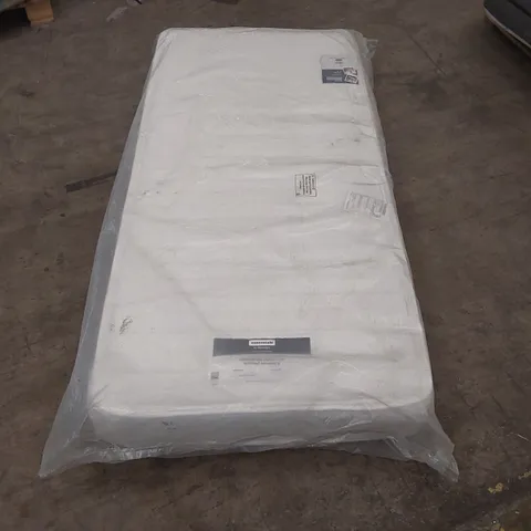 QUALITY BAGGED SILENTNIGHT ESSENTIALS OPEN COIL QUILTED MEMORY MATTRESS - 90CM SINGLE