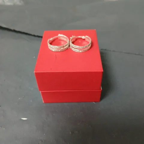 H SAMUEL STERLING SILVER EARRINGS BOXED