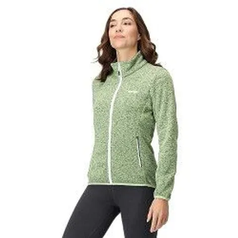 REGATTA NEWHILL FULL ZIP FLEECE GREEN UK 10