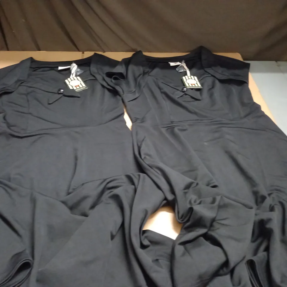 DANCING DAYS BLACK SLEEVELESS DRESS - L & S