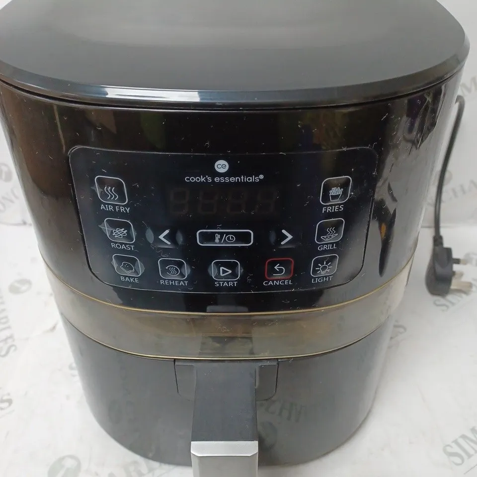 COOK'S ESSENTIALS 4L AIR FRYER - BLACK