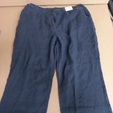SEA SALT CORNWALL GARMENT-DYED LINEN TROUSERS – UK 16 (US 12, EUR 44)