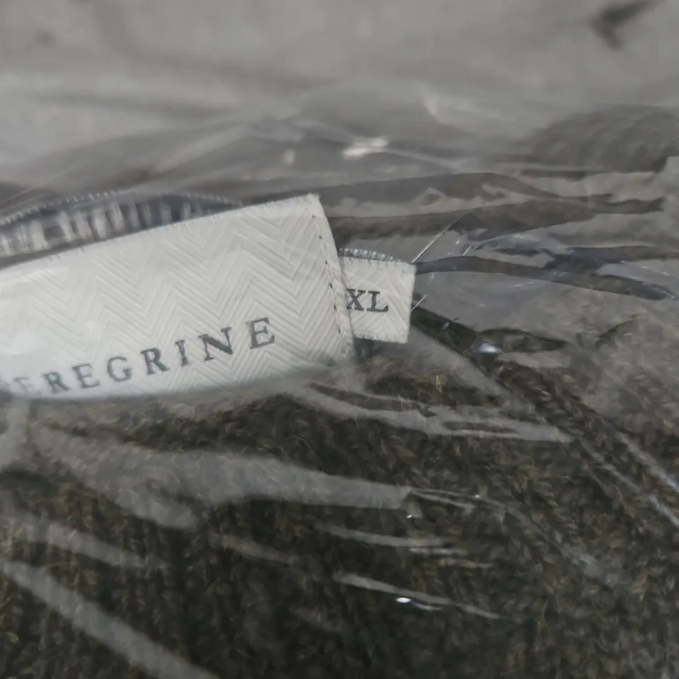 PEREGRINE DARK GREEN KNITTED JUMPER XL, SEALED