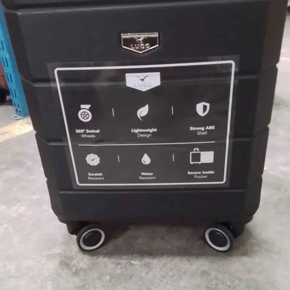 UNBOXED KEPLIN LUGG SMALL SIZE TRAVEL SUITCASE WITH WHEELS BLACK COLOUR 