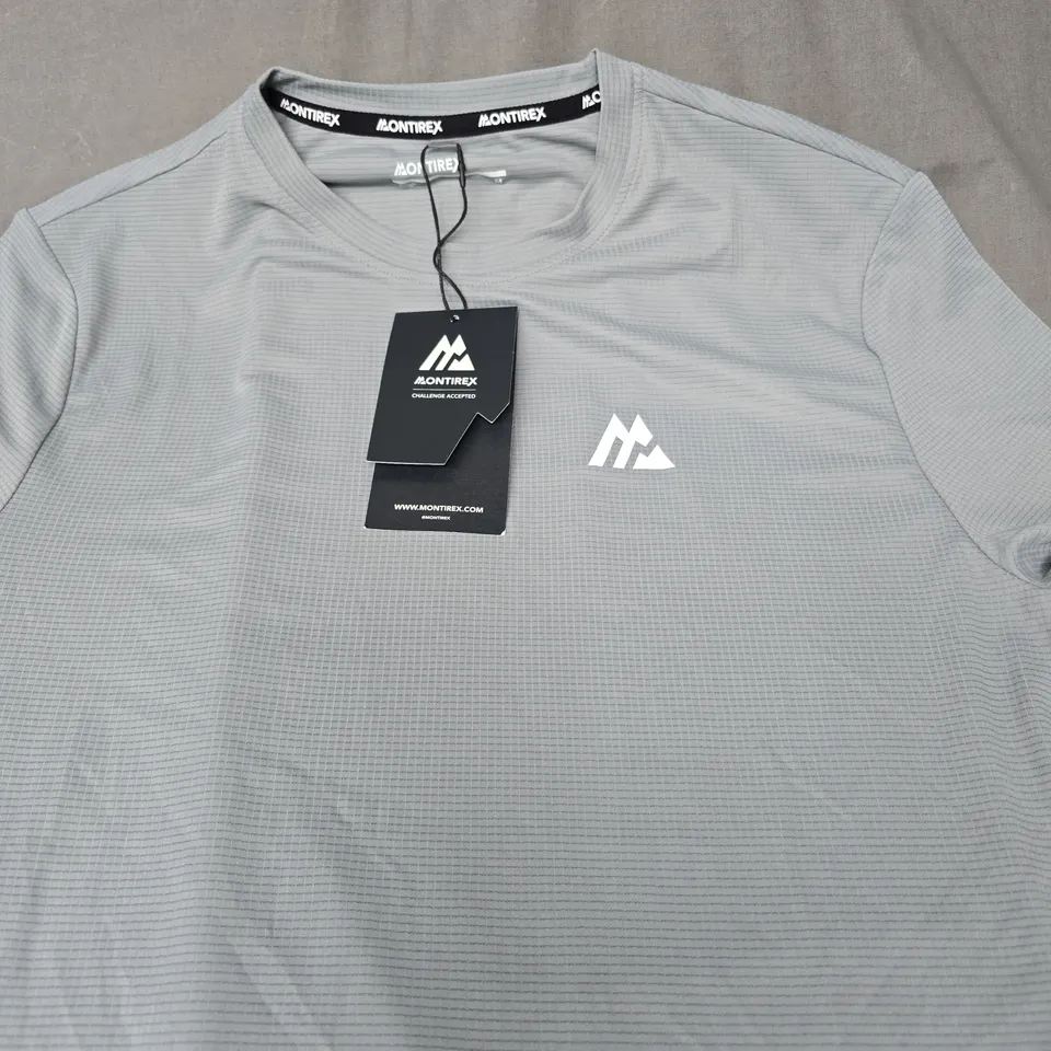 MONTIREX PEAK GRIDDED TEE - SIZE M