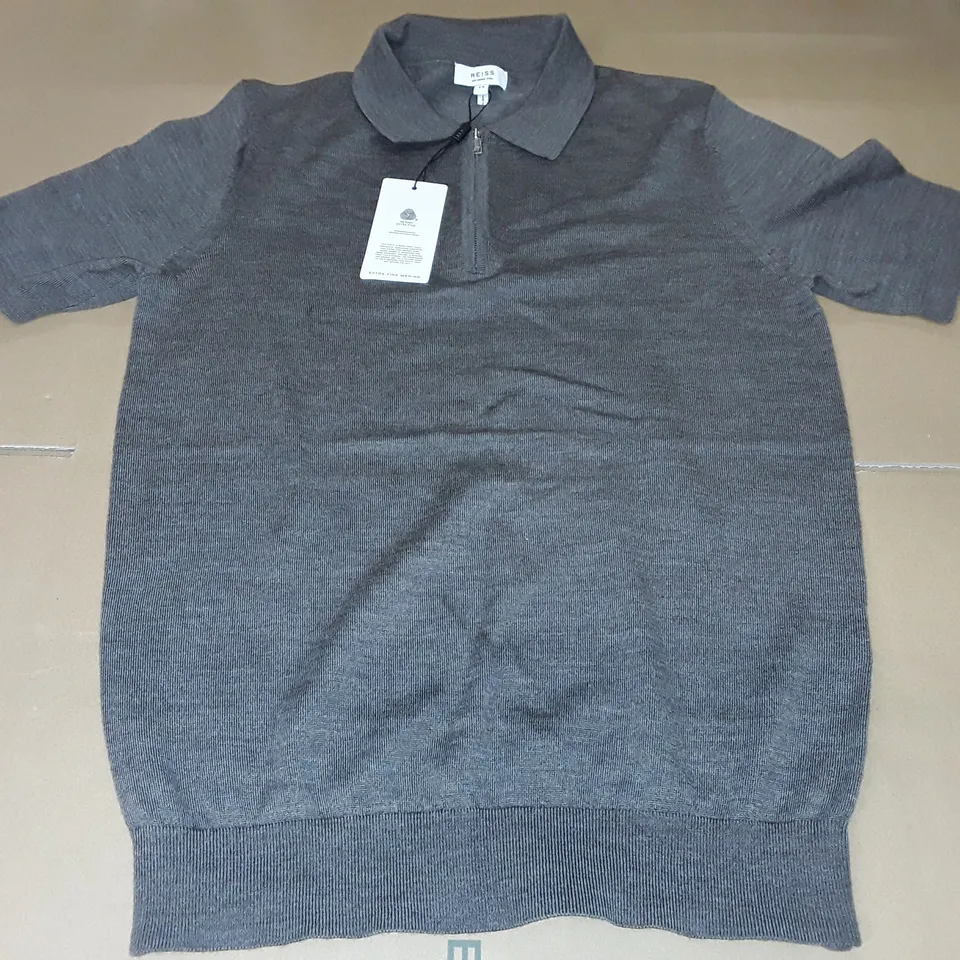 REMISS MERINO WOOL GREY SHIRT - XS
