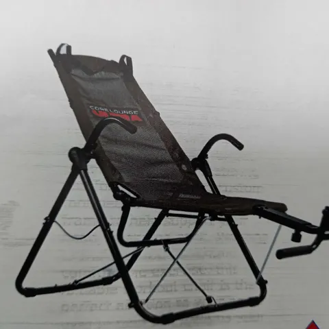 BRAND NEW BOXED FITQUEST CORE LOUNGE ULTRA FOLDABLE WORKOUT CHAIR - COLLECTION ONLY