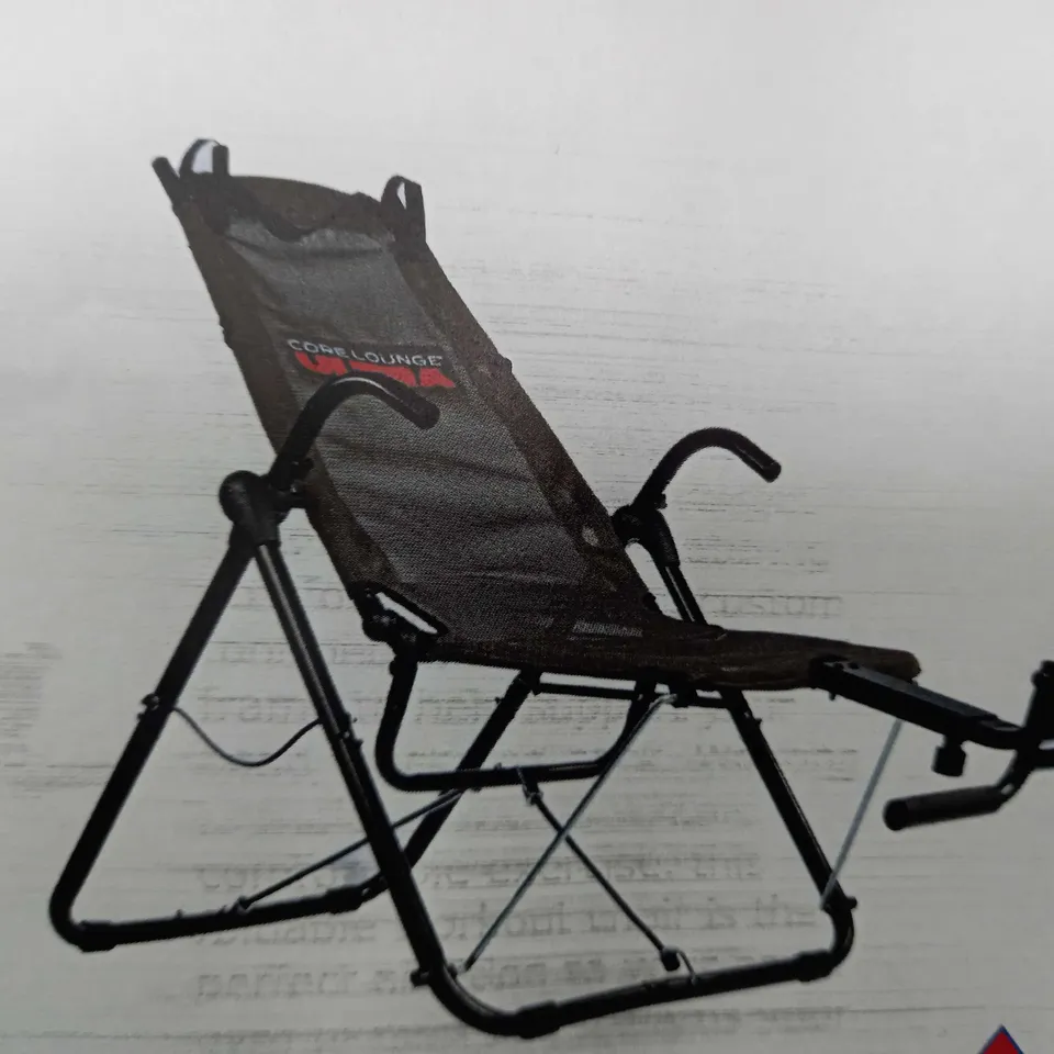 BRAND NEW BOXED FITQUEST CORE LOUNGE ULTRA FOLDABLE WORKOUT CHAIR - COLLECTION ONLY