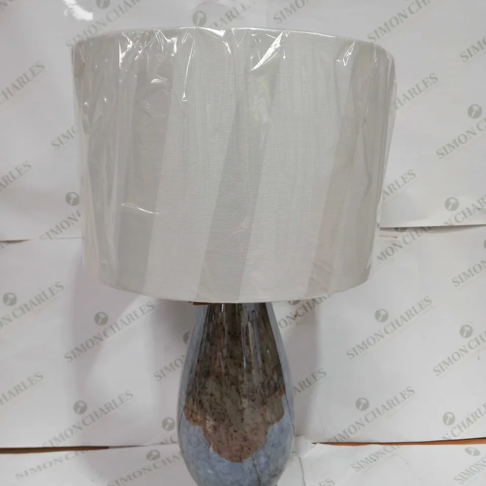 JOHN LEWIS TEARDROP GLASS TABLE LAMP