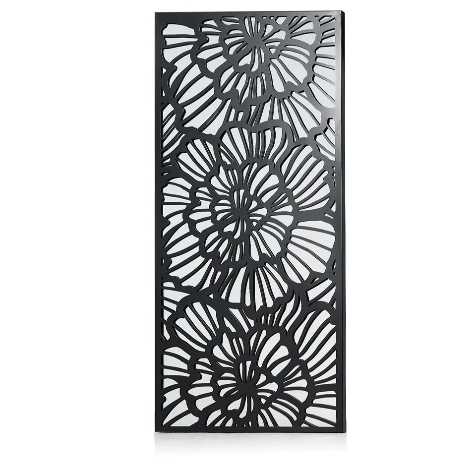 BOXED OUTLET GARDEN STORIES LARGE 60 X 120CM METAL DECORATIVE MIRROR PANEL 
