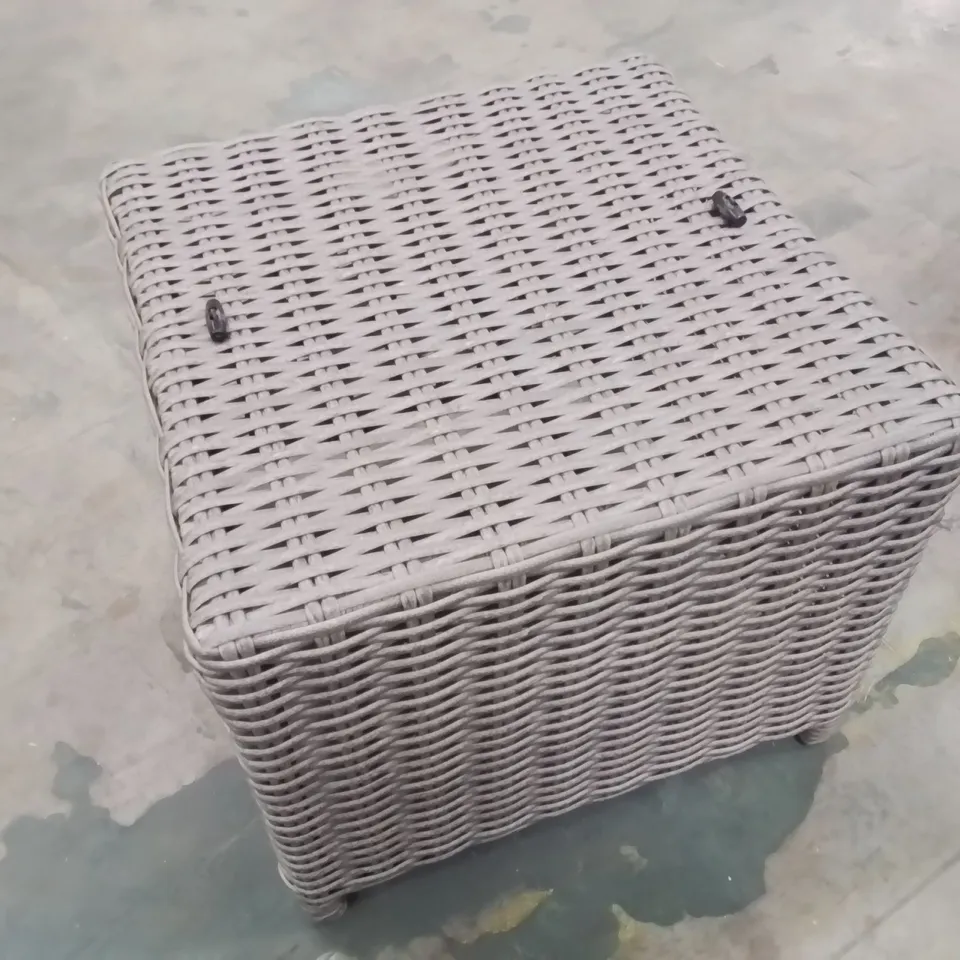 RATTAN FOOTSTOOL 