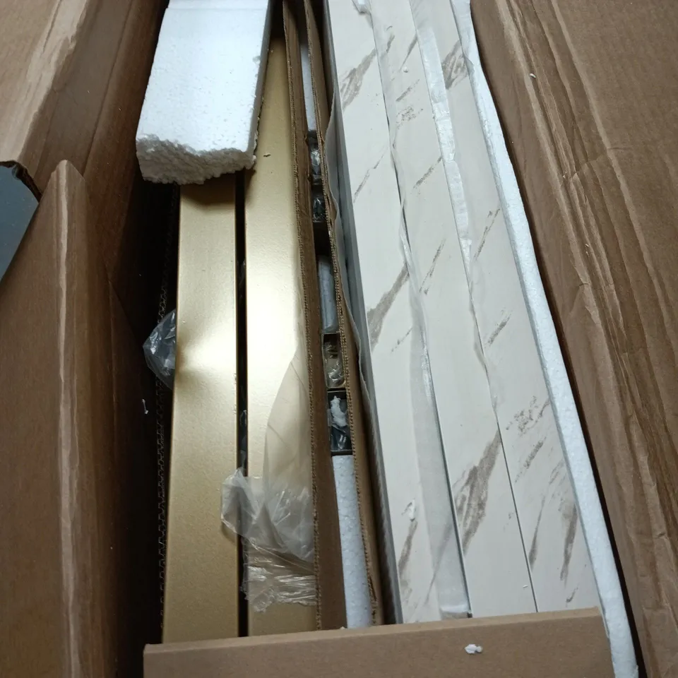 WHITE/GOLD DIY EXECUTIVE TABLE BOXED