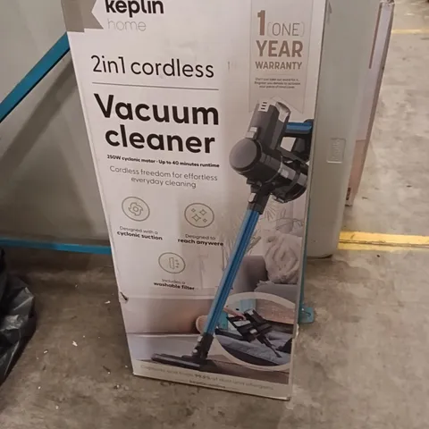 BOXED KEPLIN HOME 2 IN 1 CORDLESS VACUUM CLEANER