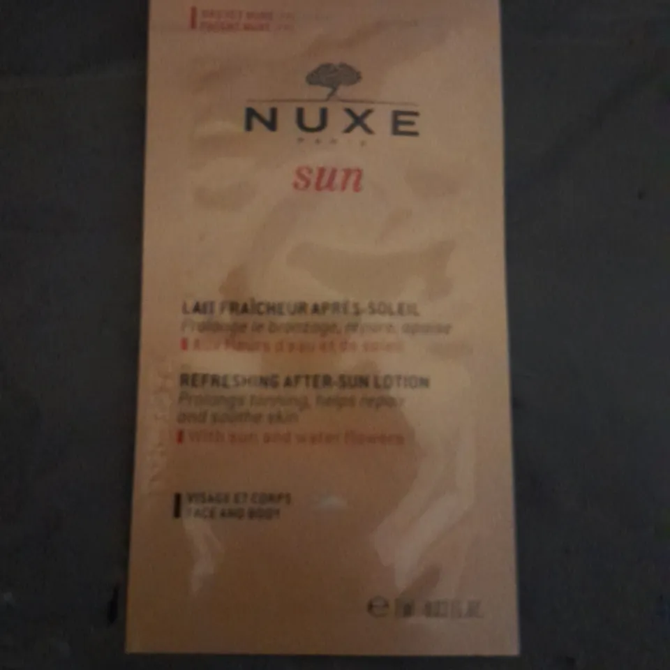 APPROXIMATELY 685 NUXE PARIS SUN REFRESHING AFTER SUN LOTION 7ML SAMPLES