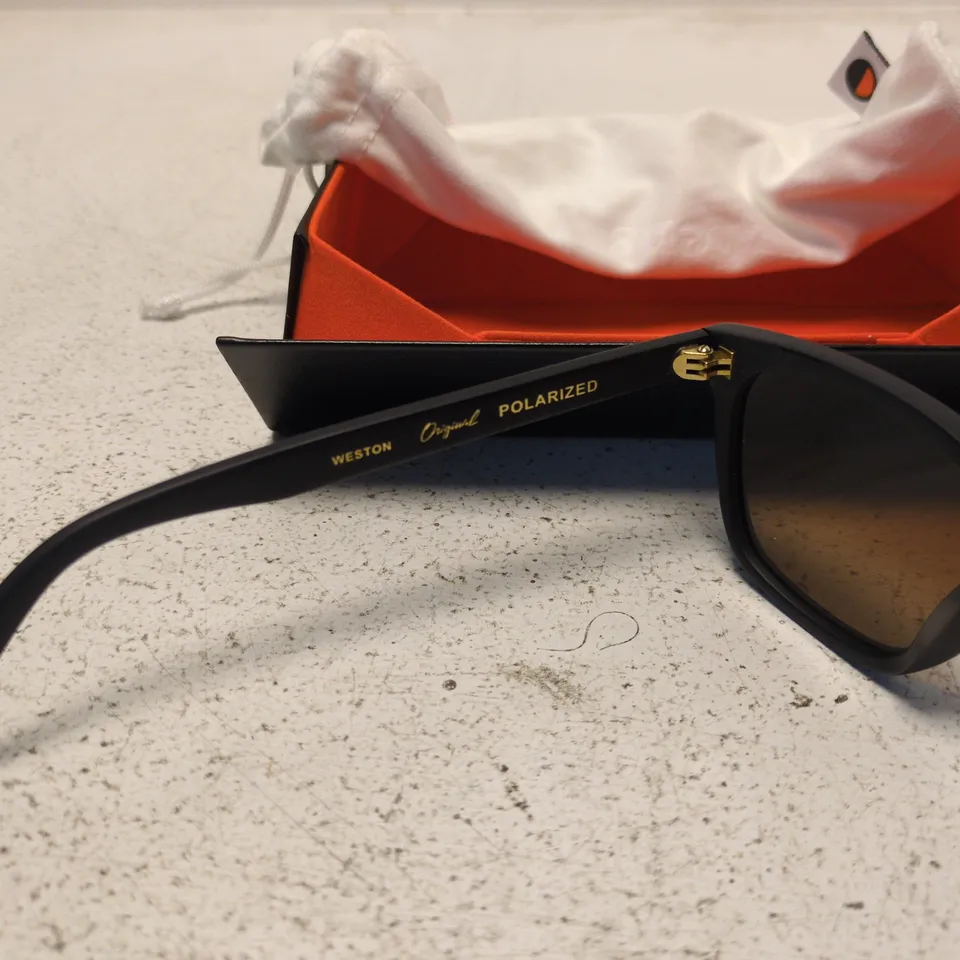 WESTON ORIGINAL POLARIZED SUNGLASSES – BLACK FRAME