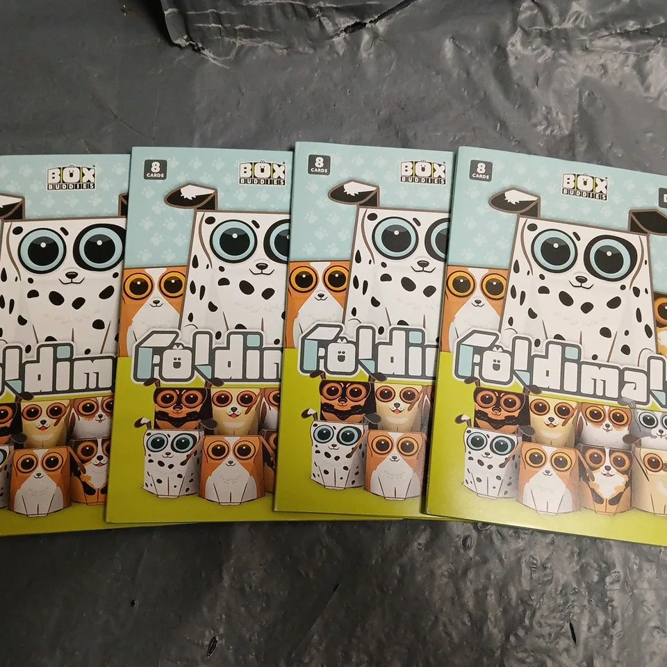 LOT OF 4 BOX BUDDIES FOLDIMALS