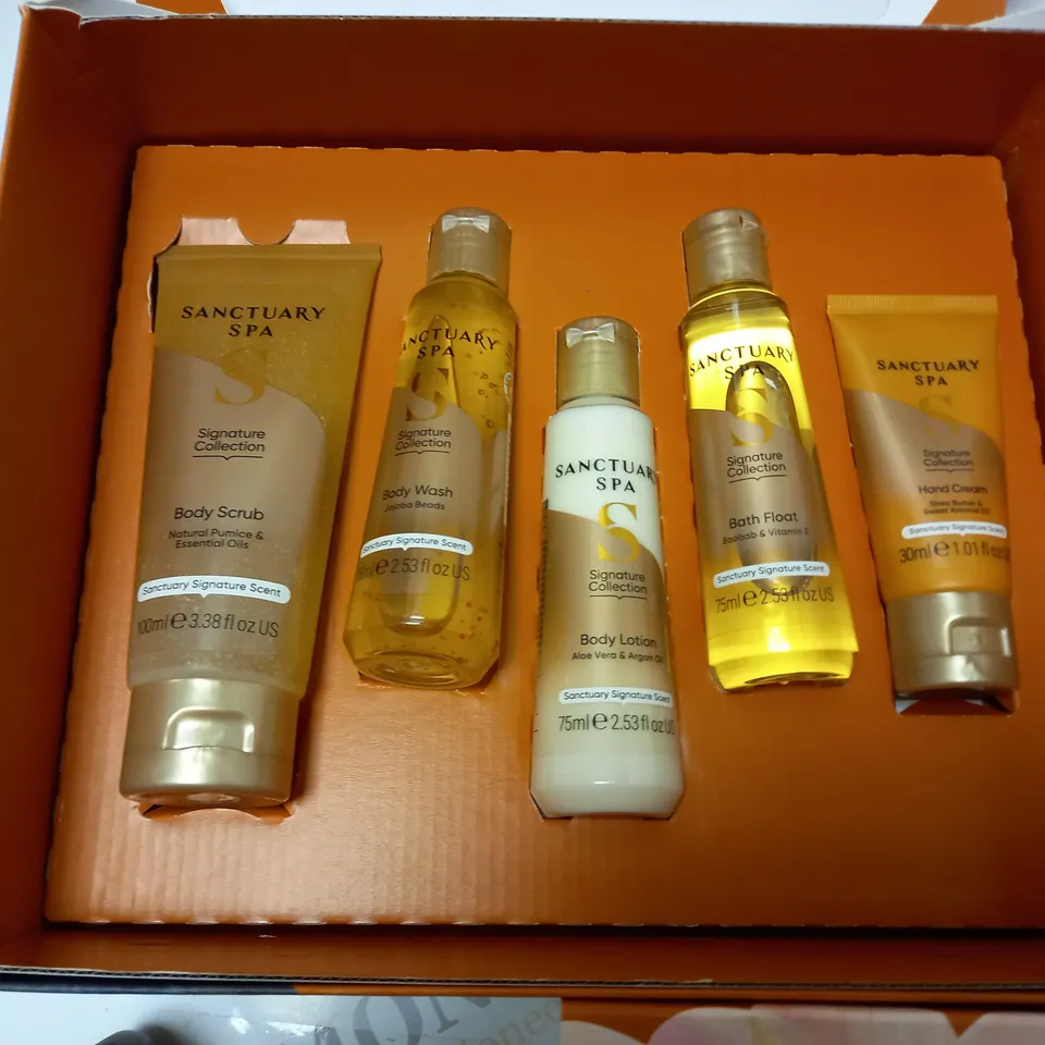 BOXED SANCTUARY SPA SIGNATURE PERFECT PAMPER PARCEL GIFT SET RRP £20
