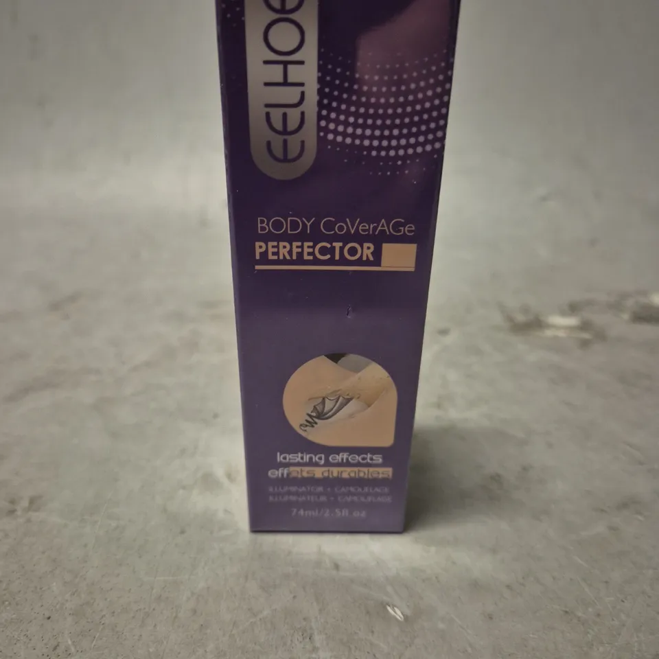 APPROXIMATELY 20 SEALED EELHOE BODY COVERAGE PERFECTOR 74ML