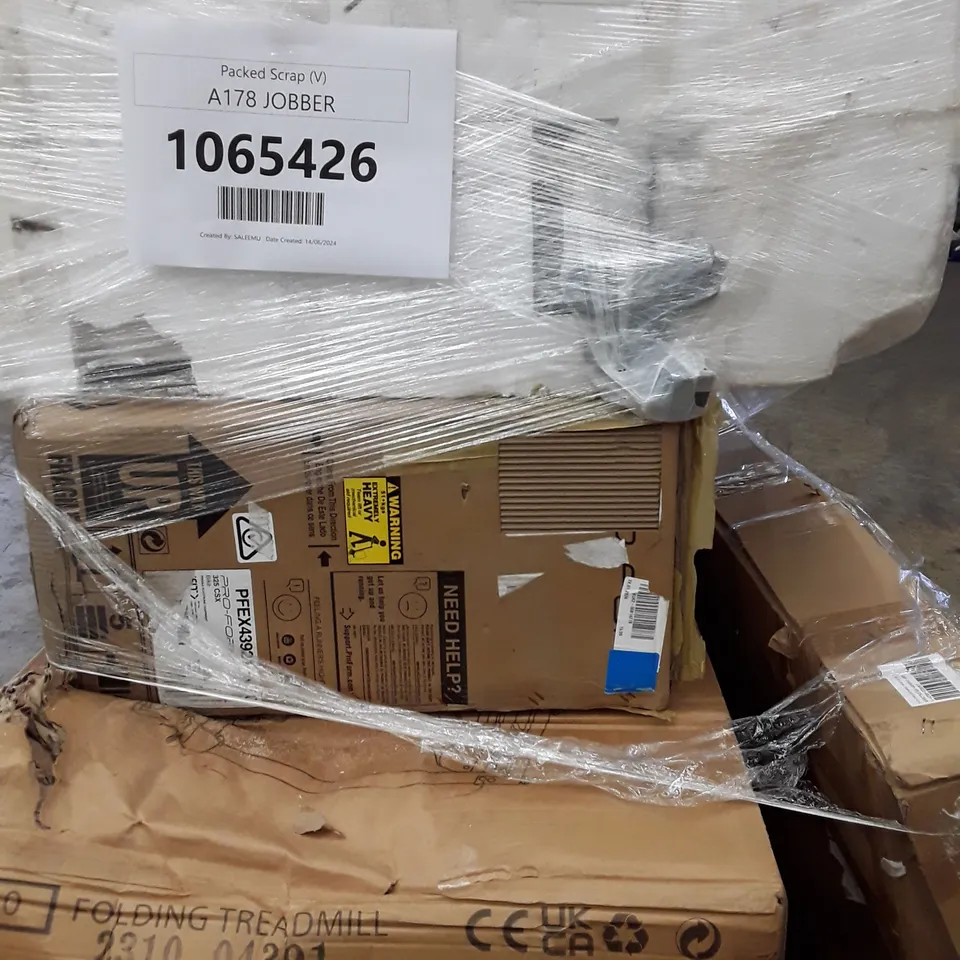 PALLET OF APPROXIMATELY 5 UNPROCESSED RAW RETURN HOUSEHOLD AND ELECTRICAL GOODS TO INCLUDE;