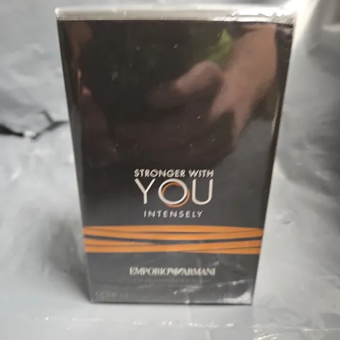 BOXED AND SEALED EMPORIO ARMANI STRONGER WITH YOU INTENSELY EAU DE PARFUM 100ML