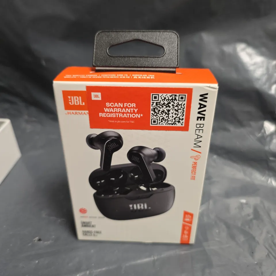 JBL WAVE BEAM WIRELESS EARBUDS WITH CHARGING CASE