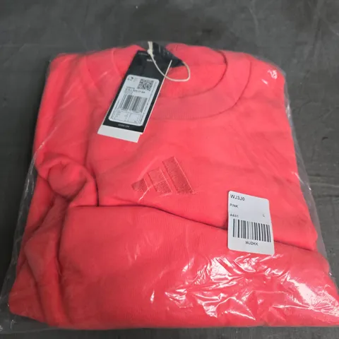 ADIDAS PINK CREW NECK JUMPER SIZE SIZE L 