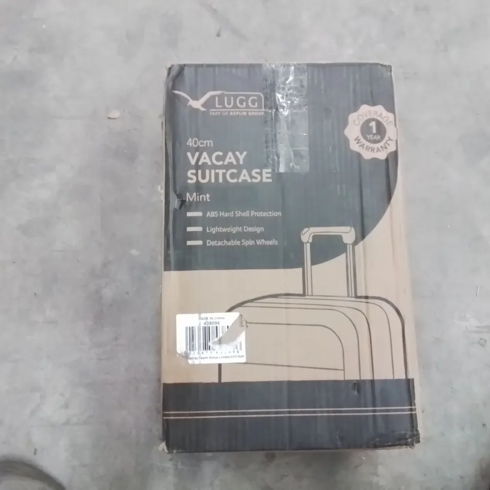 BOXED LUGG - 40CM VACAY SUITCASE MINT