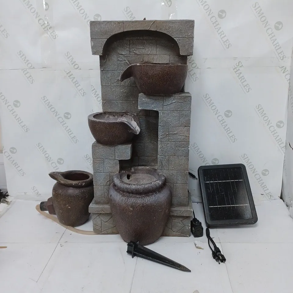 PEAKTOP SOLAR POWER WATER FOUNTAIN GARDEN