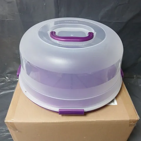 LOCKNLOCK 10L ROUND MICROWAVE STEAMER, PURPLE