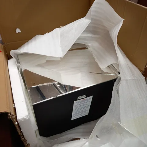 BOXED PARISIAN DRAWER MIRRORED BEDSIDE CABINET