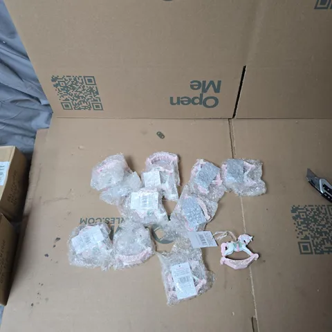 2 BOXES OF ASSORTED GISELA GRAHAM SMALL DECORATIONS 